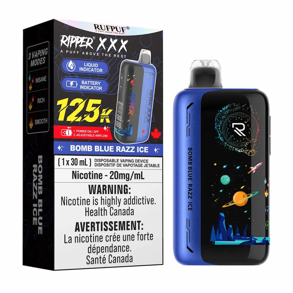 Ripper XXX y Rufpuf Ripper Disposable Vape 125K puffs