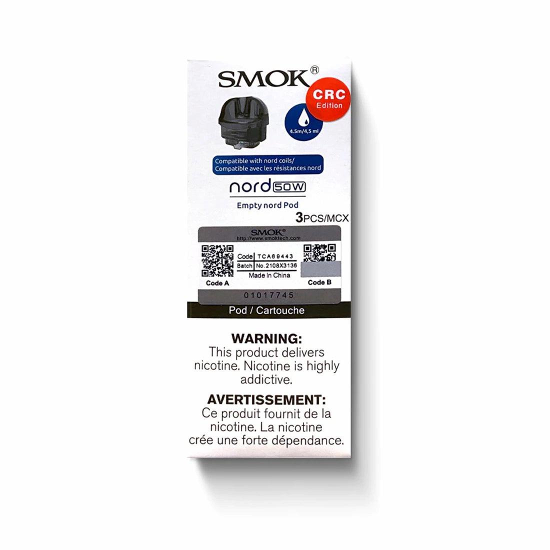 Smok Nord 50W Replacement Pod Pack  (3pcs)