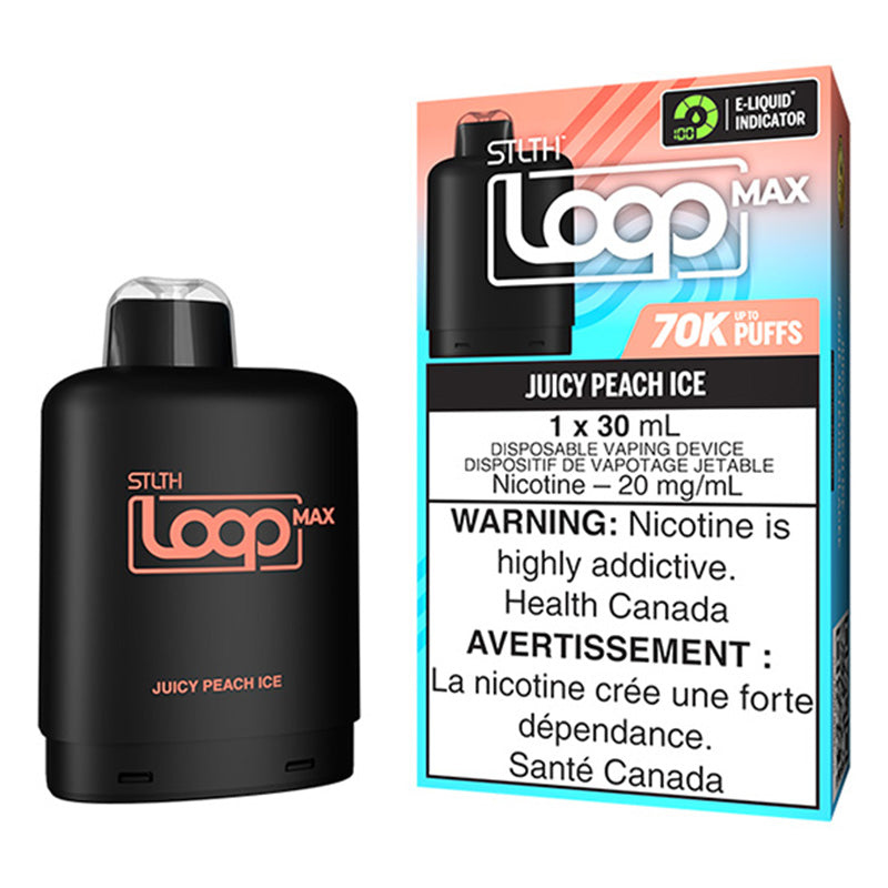 Juicy Peach Ice Loop MAX pods