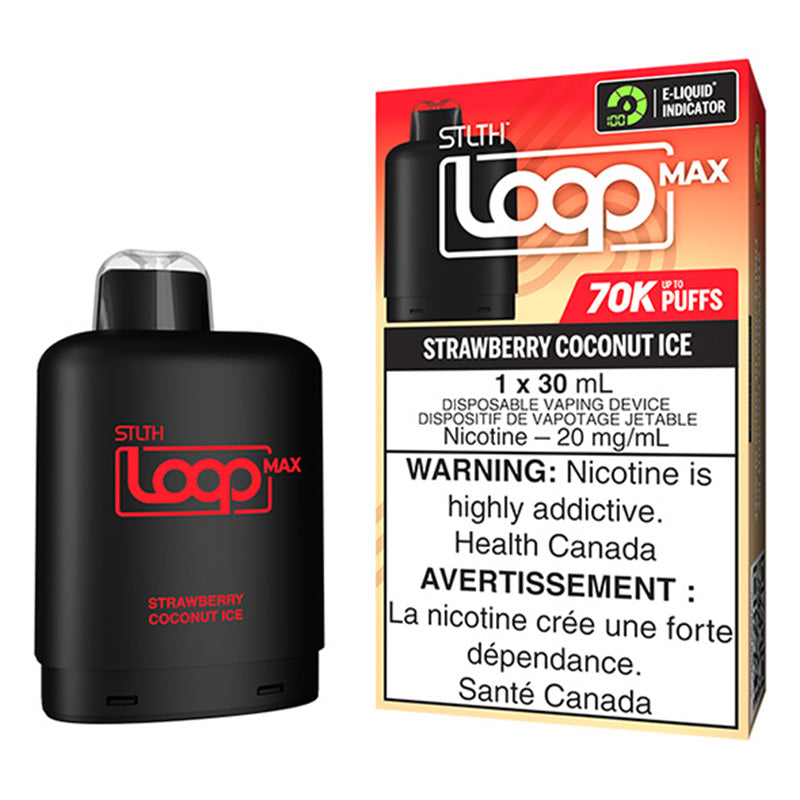 Strawberry Coconut Ice Loop MAX pods