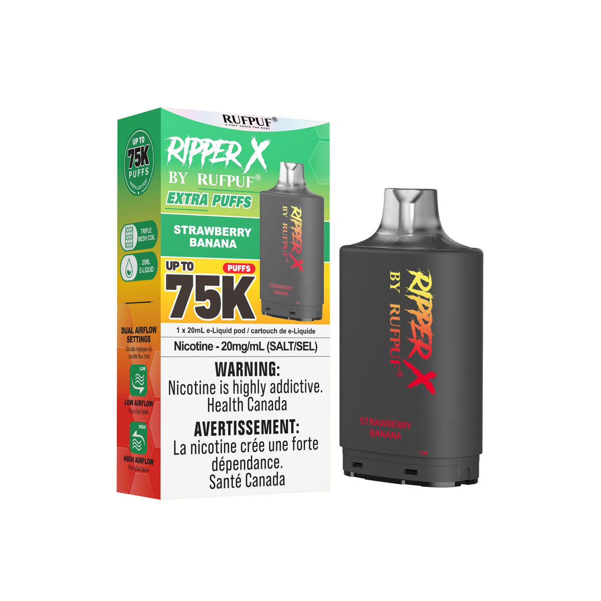 Strawberry Banana Ripper X 75K Pod