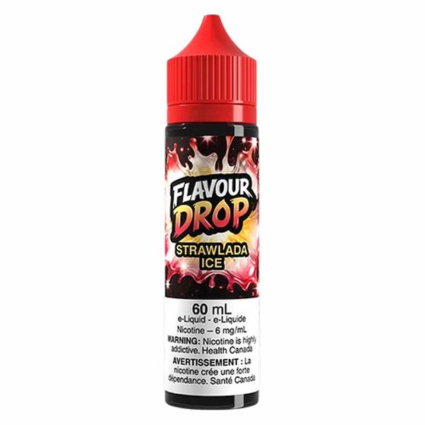 Strawlada Ice Flavour Drop 60mL E-liquid