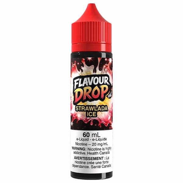 Strawlada Ice Flavour Drop 60mL Salt Nic