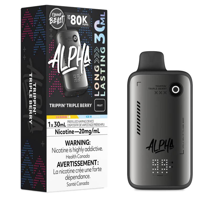 Trippin Triple Berry Flavour Beast Alpha 30mL Disposable