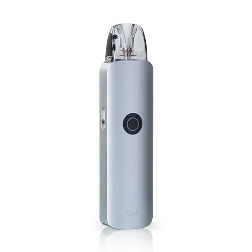 Silver Caliburn G4 classic vaping device on a white background
