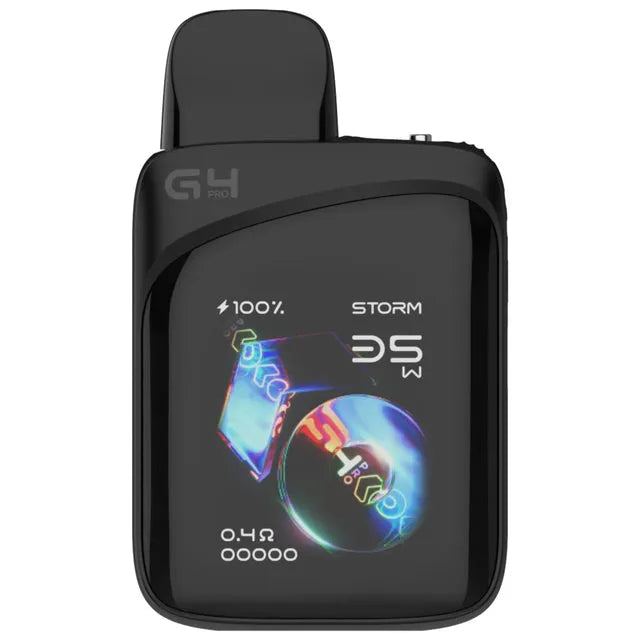 Black UWELL CALIBURN G4 Pro KOKO Vape starter kit on white background