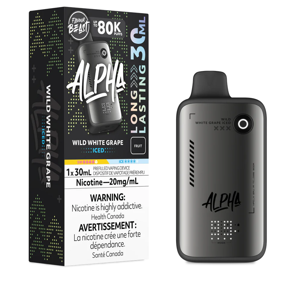 Wild White Grape Iced Flavour Beast Alpha 30mL Disposable
