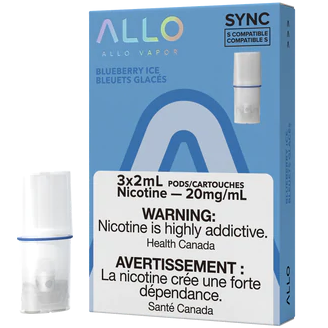 ALLO SYNC POD PACK - BLUEBERRY ICE-Allo Sync-Gas City Vapes