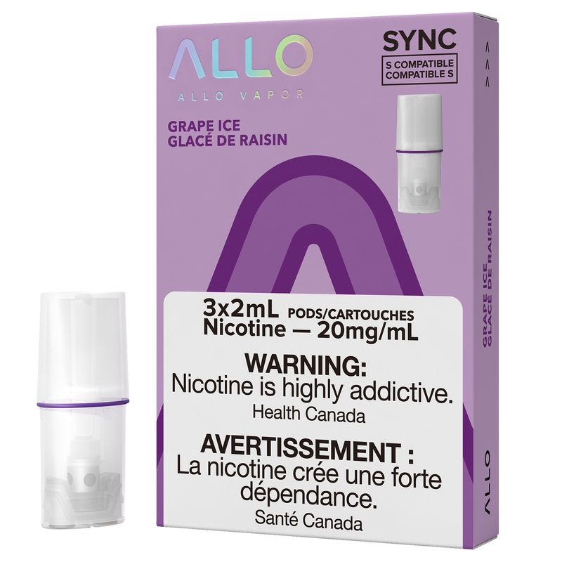 ALLO SYNC POD PACK - GRAPE ICE-Allo Sync-Gas City Vapes