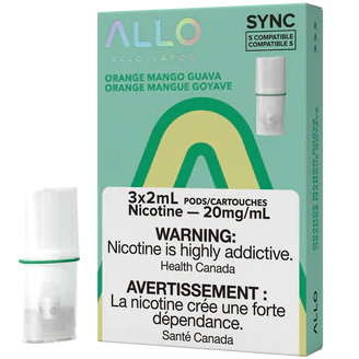 ALLO SYNC POD PACK - ORANGE MANGO GUAVA-Allo Sync-Gas City Vapes