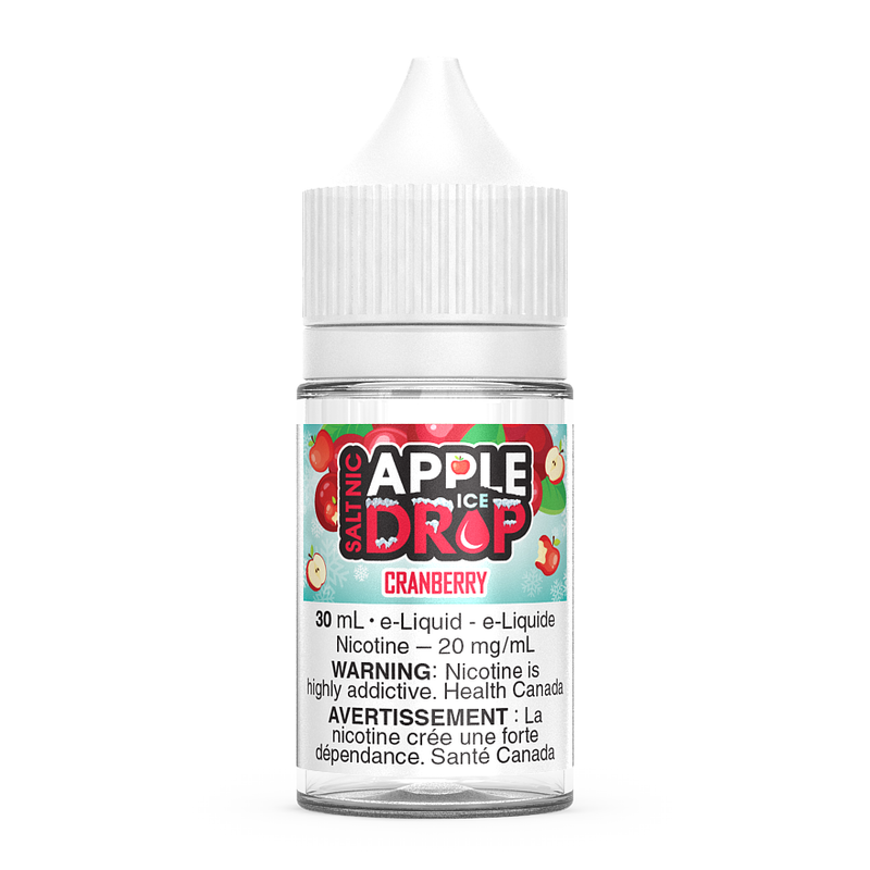 CRANBERRY - APPLE DROP ICE SALT 30ML-Apple Drop Ice Salt-Gas City Vapes