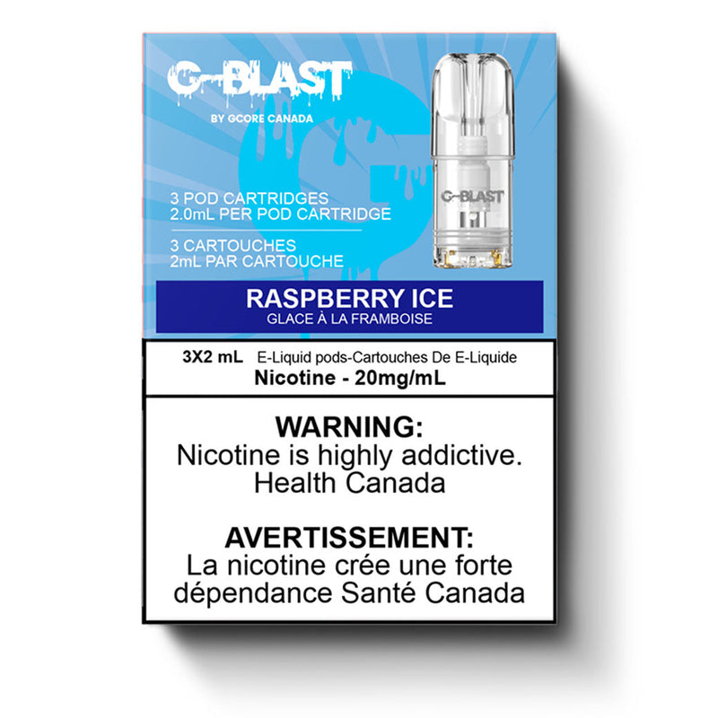 G-BLAST POD PACK - RASPBERRY ICE-GCORE PODS-Gas City Vapes
