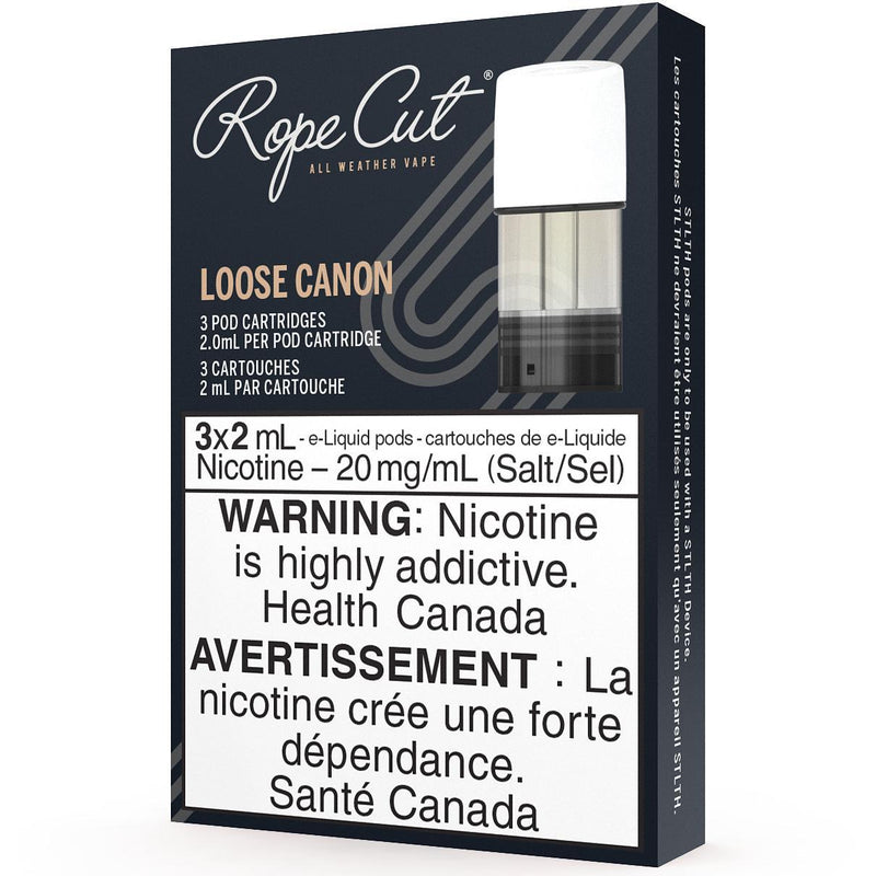 LOOSE CANON BY ROPE CUT STLTH POD (3 PACK)-STLTH-Gas City Vapes