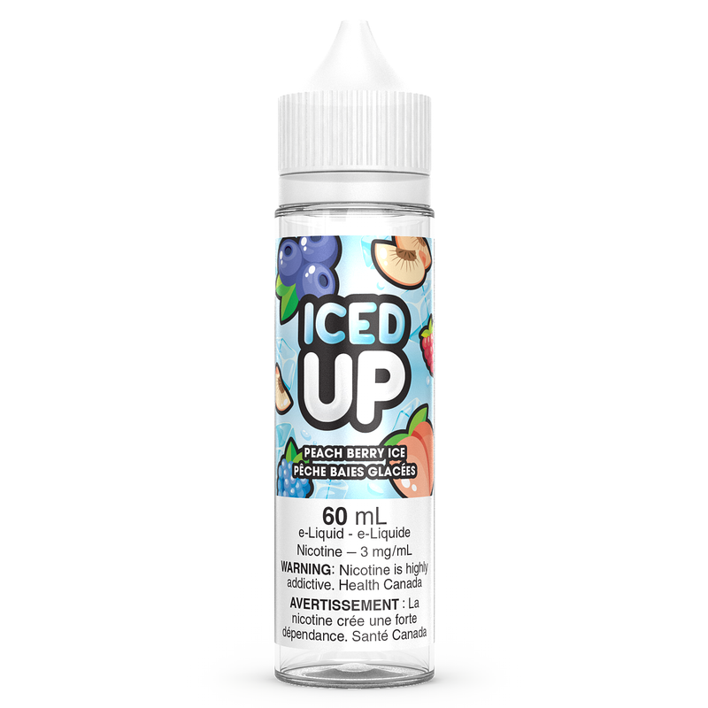 PEACH BERRY ICE - ICED UP 60ML-ICED UP E-LIQUID-Gas City Vapes