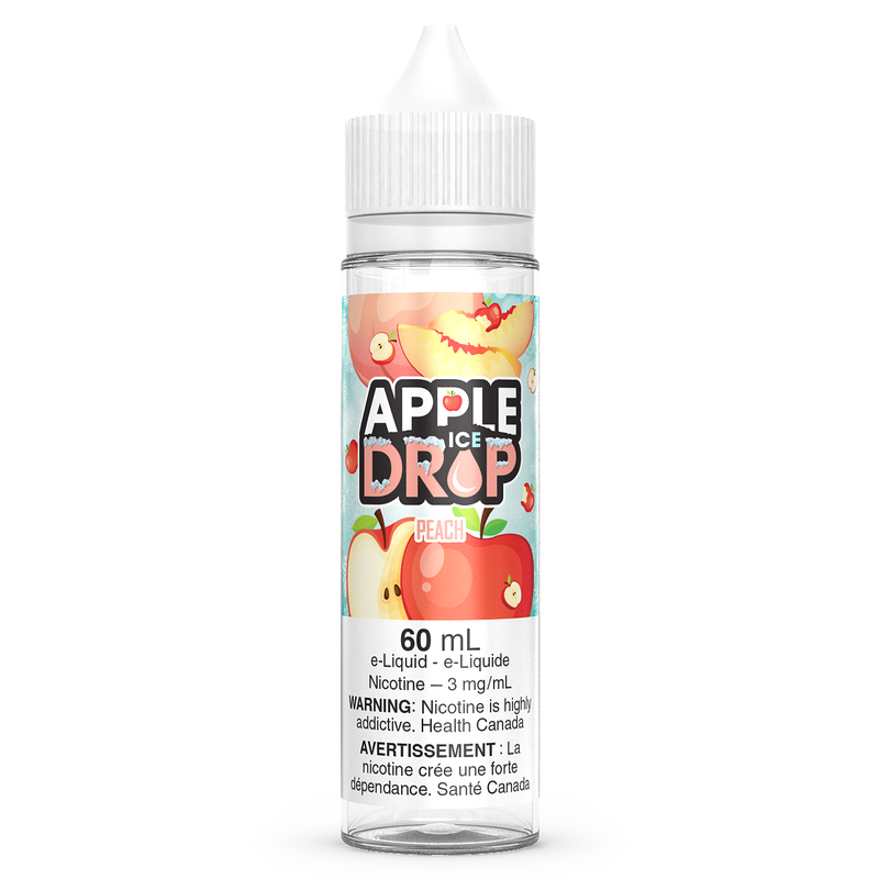 PEACH ICED - APPLE DROP ICED 60ML-Apple Drop Ice-Gas City Vapes