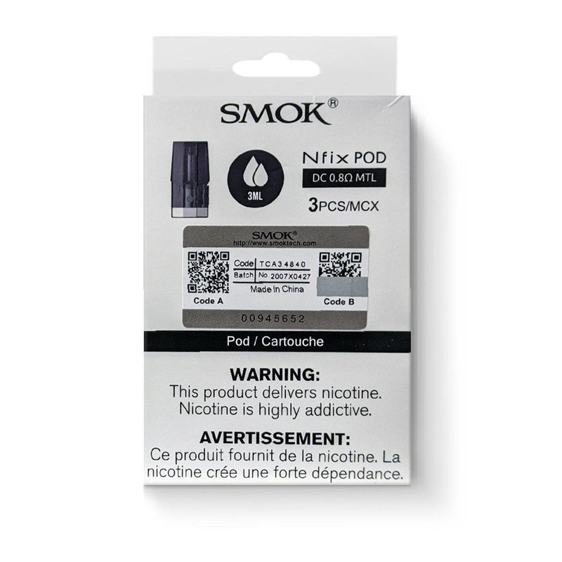 SMOK NFIX REPLACEMENT PODS (3 PACK)-Smok-Gas City Vapes
