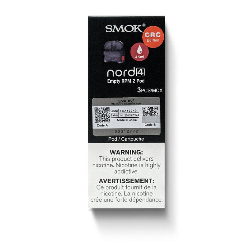 SMOK NORD 4 REPLACEMENT PODS (3 PACK)-Smok-Gas City Vapes