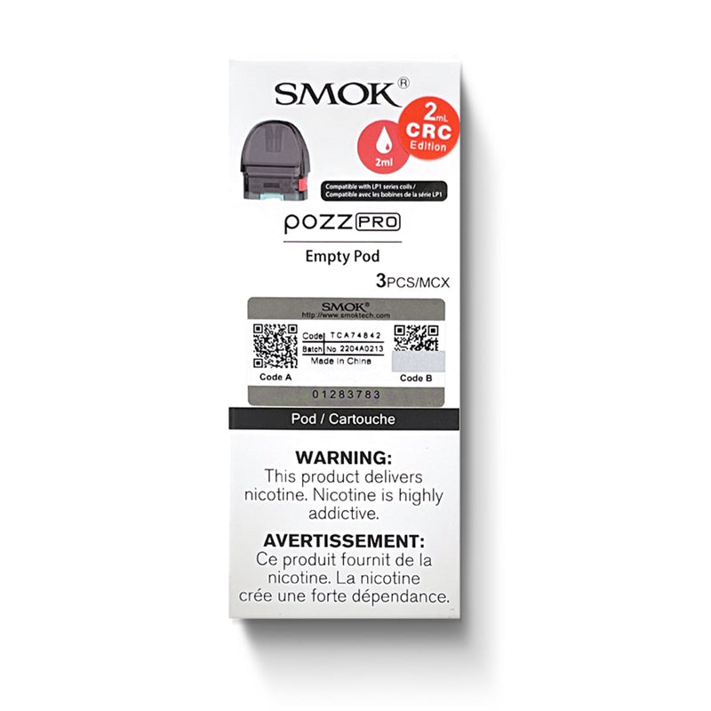 SMOK POZZ PRO EMPTY REPLACEMENT POD (3 PACK)-Smok-Gas City Vapes