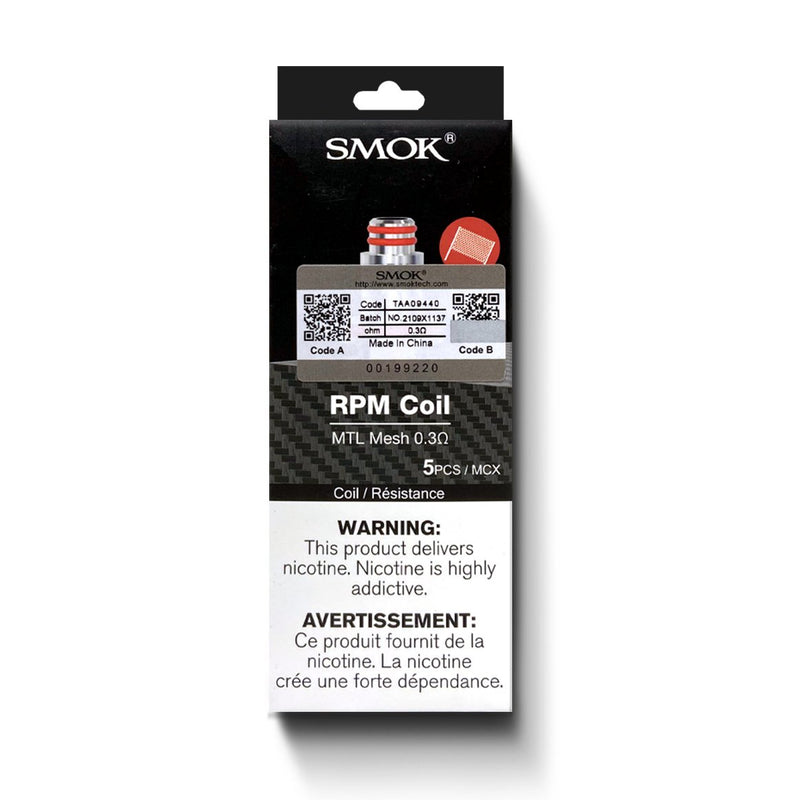 SMOK RPM40 REPLACEMENT COILS (5 PACK)-Smok-Gas City Vapes