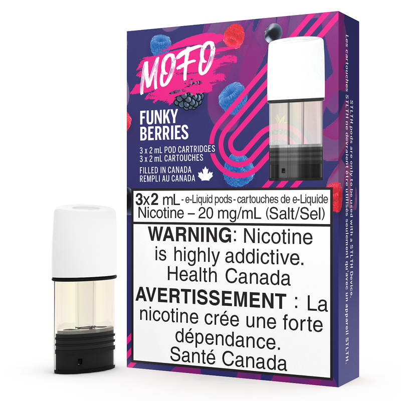 STLTH POD PACK - MOFO FUNKY BERRIES-STLTH-Gas City Vapes