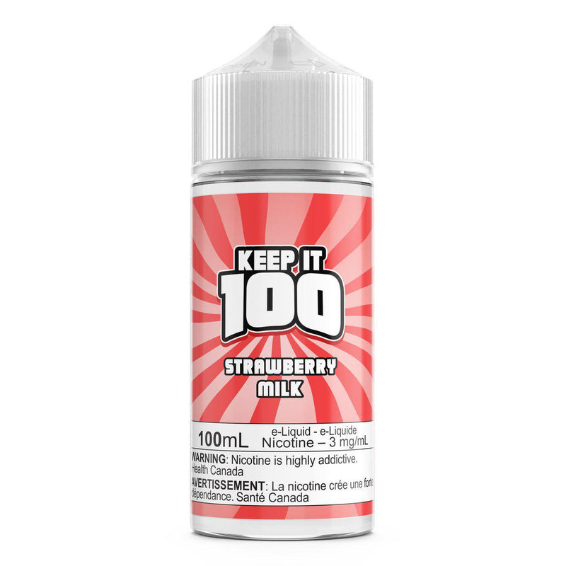 STRAWBERRY MILK - KEEP IT 100 | 100ml-Keep it 100-Gas City Vapes