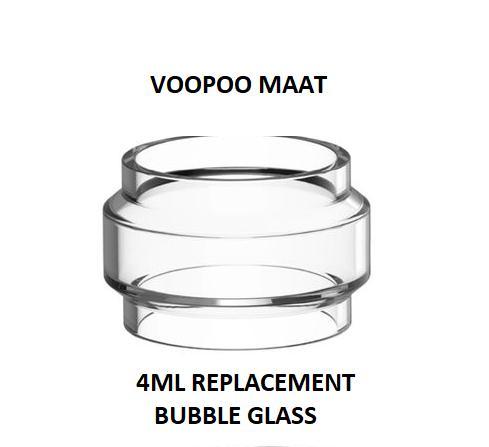 VOOPOO MAAT REPLACEMENT BUBBLE GLASS 4ML-Voopoo-Gas City Vapes